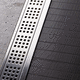 porcelain stoneware tile / polished / natural finish / textured