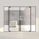 interior door / anodized aluminum / pivoting / contemporary