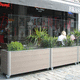 contemporary screen / aluminum / for restaurant / for public space