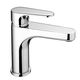 washbasin mixer tap / countertop / chromed metal / bathroom