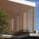 WPC solar shading / for facade / vertical / horizontal