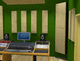 wall-mounted sound-absorbing panel / MDF / wool / for office