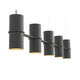 pendant lamp / powder-coated steel / contemporary / corded