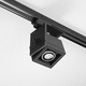 LED track light / halogen / cube / aluminum