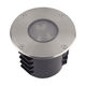 recessed floor light fixture / LED / round / IP67