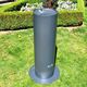 outdoor drinking fountain / steel