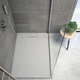rectangular shower tray / ready-to-tile / marble / non-slip