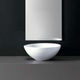 countertop washbasin / ceramic / round / contemporary