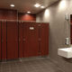 public washroom toilet cubicle / laminate / stainless steel