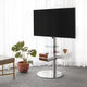 contemporary TV stand / stainless steel