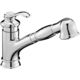 countertop mixer tap / chromed metal / kitchen / 1-hole