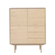 high sideboard / Scandinavian design / oak / walnut