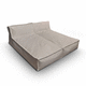 contemporary bean bag / Sunbrella® / expanded polystyrene (EPS) / waterproof