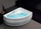 corner bathtub / methacrylate / white