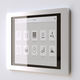 wall-mounted iPad® holder / commercial / horizontal