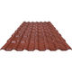 PVC roofing / roof tile look / flame-retardant / insulating