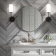 wall-mounted medicine cabinet / with mirror
