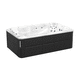 above-ground swim spa / rectangular / 8-person / acrylic