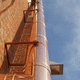 copper rainwater down pipe / stainless steel