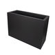 plastic planter / rectangular / contemporary / outdoor