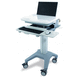 multimedia trolley / for healthcare facilities / painted metal