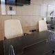 free-standing office divider / glass