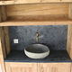 quartzite tile / satin / brushed / indoor