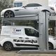 inclined parking platform / hydraulic / electric / mechanical