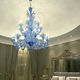 traditional chandelier / Venetian glass / wire / commercial