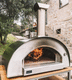 home pizza oven / wood-burning / free-standing / single