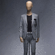 male display mannequin / fashion / beech / commercial