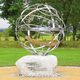 stainless steel sculpture / garden / for public space