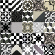 patchwork encaustic cement tile / indoor / floor / wall