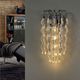 contemporary wall light / indoor / metal / LED