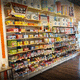 wall-mounted shelves / contemporary / metal / for shop