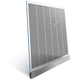 balcony PV panel / monocrystalline / dual-lens / BIPV