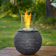 bioethanol fireplace / free-standing / Single-sided / outdoor