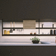 wall-mounted shelf / contemporary / metal / for kitchens