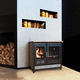 boiler range cooker / wood / 1 burner / 1 oven