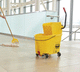 cleaning trolley / commercial / plastic