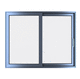 aluminum sliding system / glass door / concealed runner