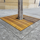 square tree grate / cast iron