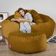 contemporary bean bag / fabric / double