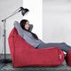 contemporary bean bag / fabric / red