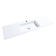 built-in washbasin / Solid Surface / with counter / rectangular
