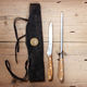boning knife with wooden handle / with stainless steel blade