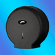 wall-mounted toilet paper dispenser / ABS / black / for public washroom