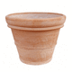 terracotta plant pot / conical / home