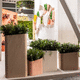 polyester fiber planter / modular / handmade / 100% recyclable