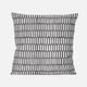 sofa cushion / square / patterned / cotton